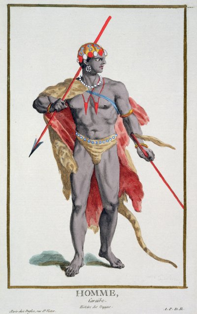 Ein Mann aus der Karibik, 1780 von Pierre Duflos